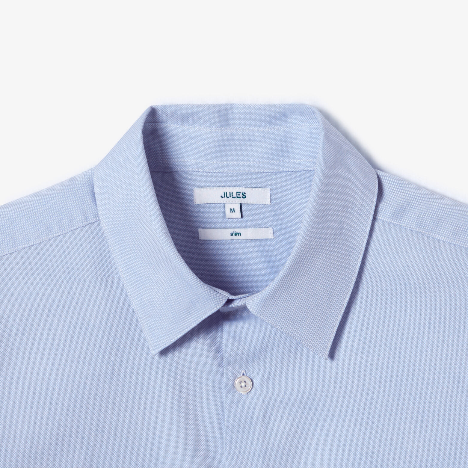 Slim fit hemd in katoen