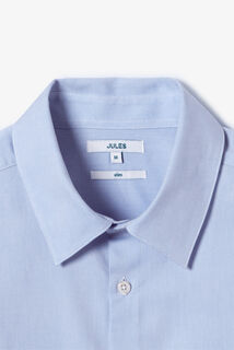 Slim fit hemd in katoen