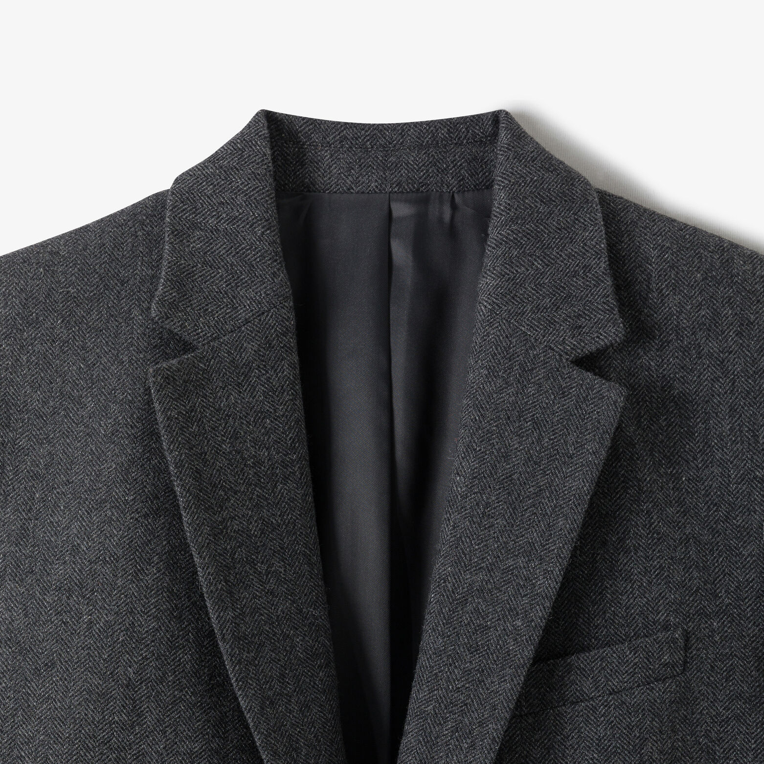 Comfort fit blazerjasje met visgraatmotief