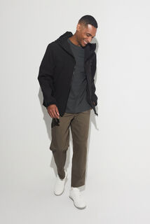 Blouson softshell à capuche