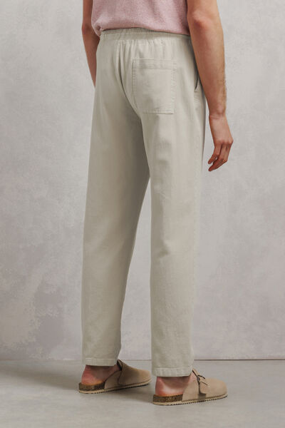 Pantalon tapered taille &eacute;lastiqu&eacute;e