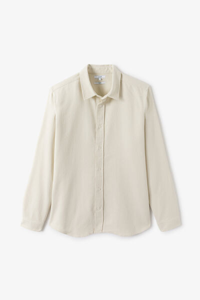 Chemise en coton gaufrée