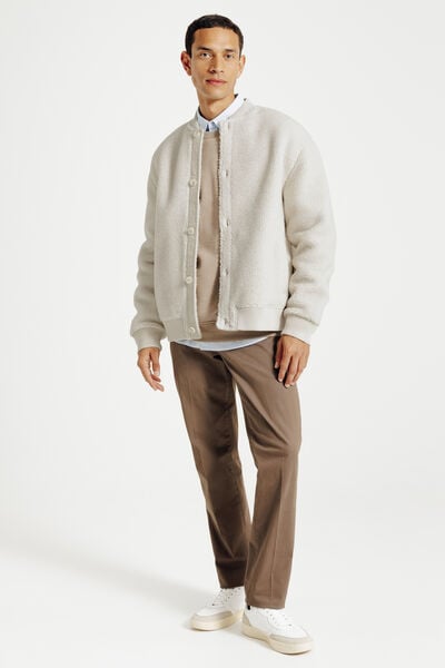 Sherpa teddy sweater