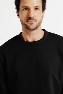 Sweat col rond uni
