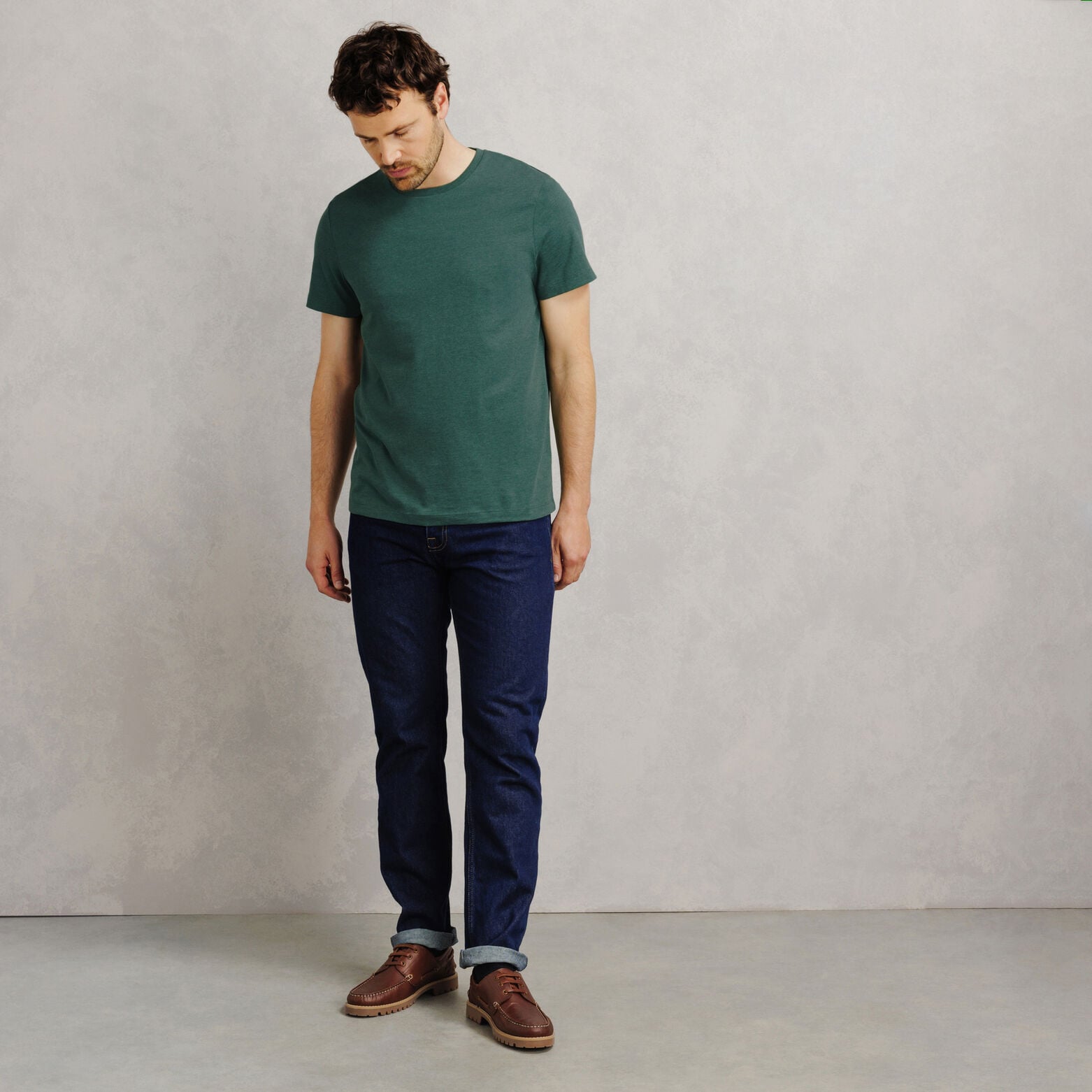 Tee shirt col rond en coton