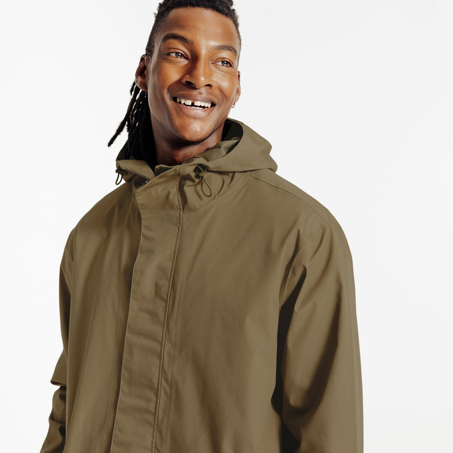 Parka longue waterproof à capuche