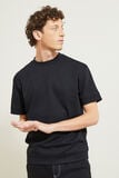 Interlock T-shirt met sweaterinspiratie