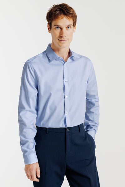Chemise sans repassage ray&eacute;e slim