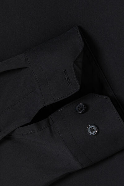 Chemise regular unie coton