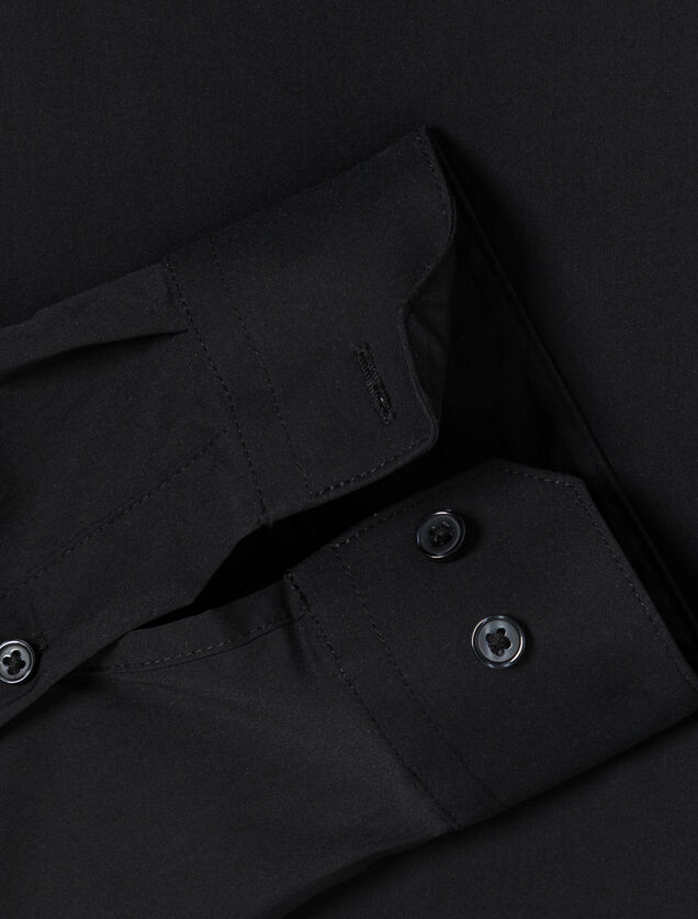 Chemise regular unie coton