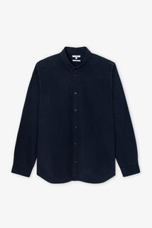 Chemise en coton col boutonné