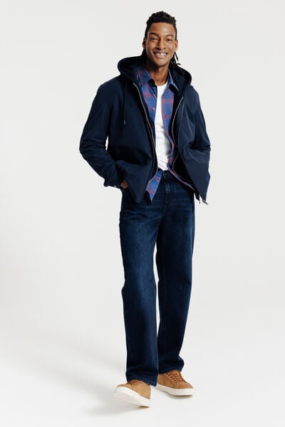 Regular fit geruite hemd in katoen