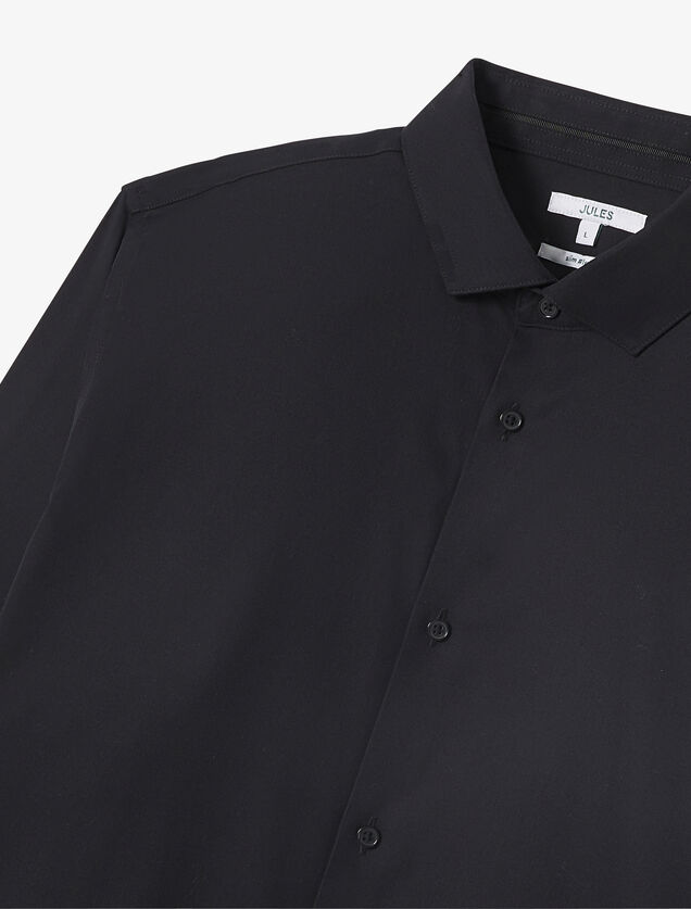 Chemise sans repassage slim en coton