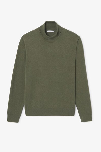 Pull col roulé