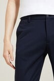 Pantalon chino slim en twill bi-ton