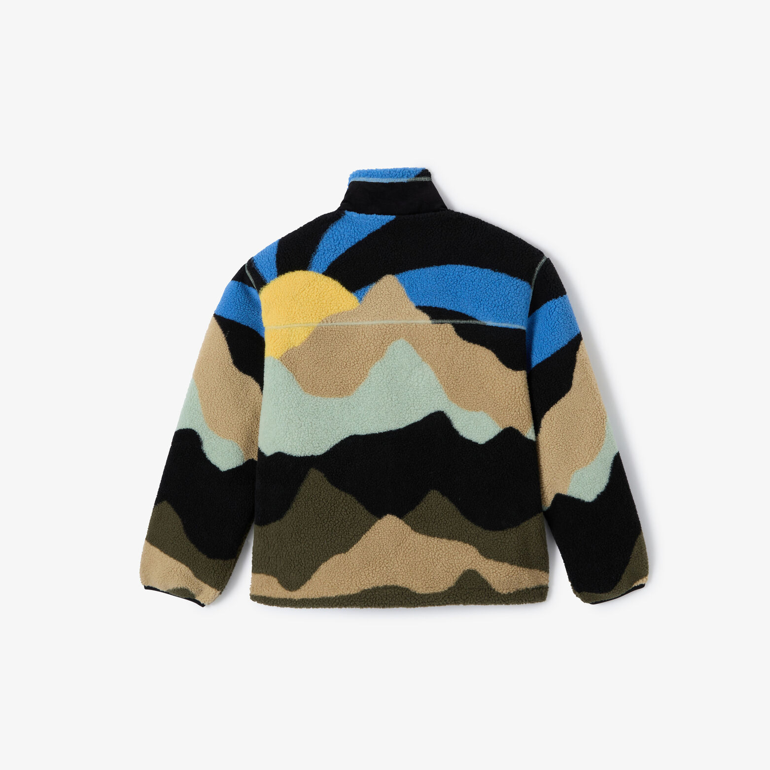 Sweat zipp&eacute; sherpa imprim&eacute;