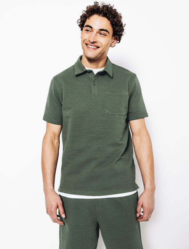 Polo korte mouwen, borstzak