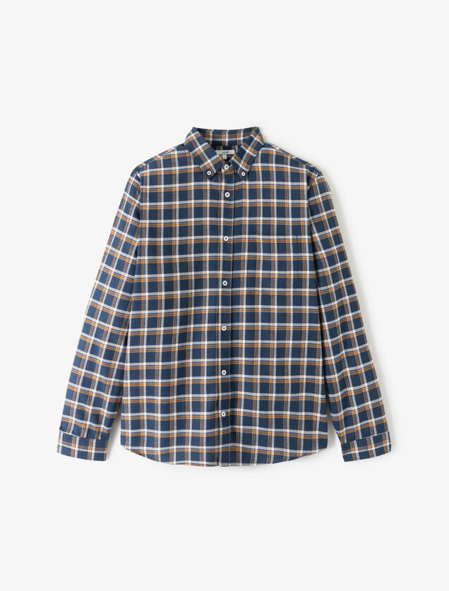 Chemise flanelle &agrave; carreaux