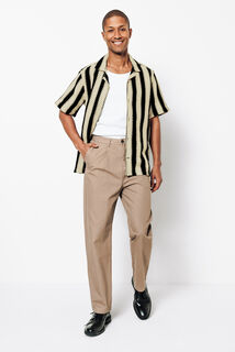 Chemisette en crochet col requin