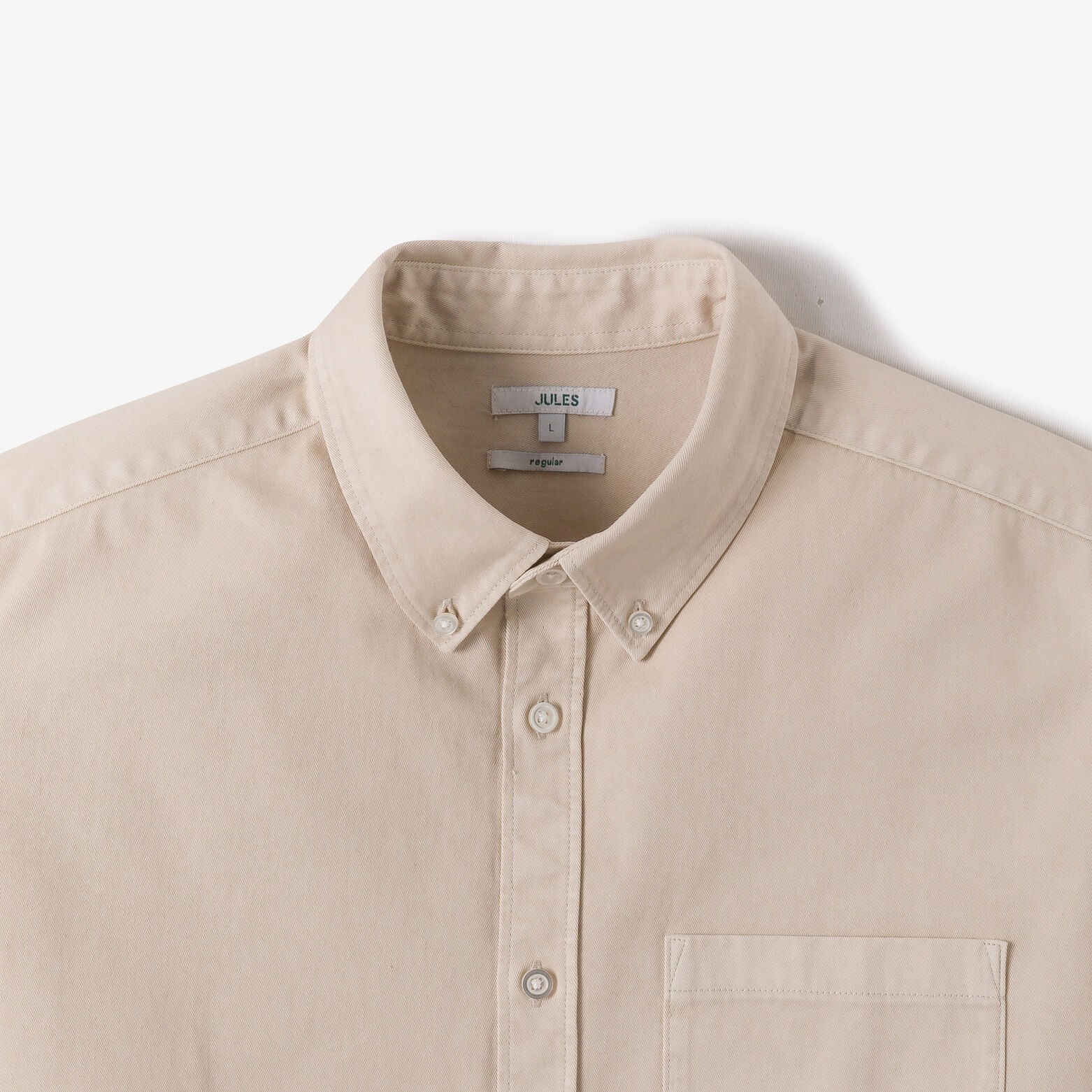 Chemise en coton unie