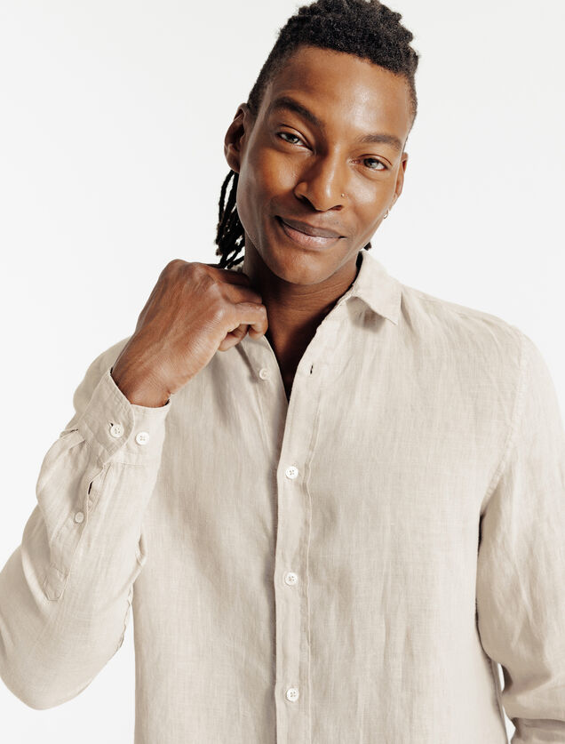 Chemise en lin regular