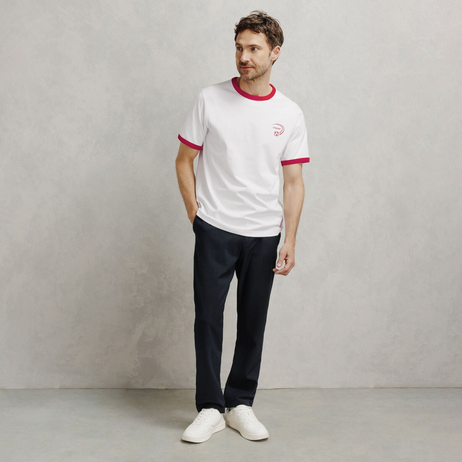 T-shirt met frontprint met L&iquest;&Eacute;quipe licentie