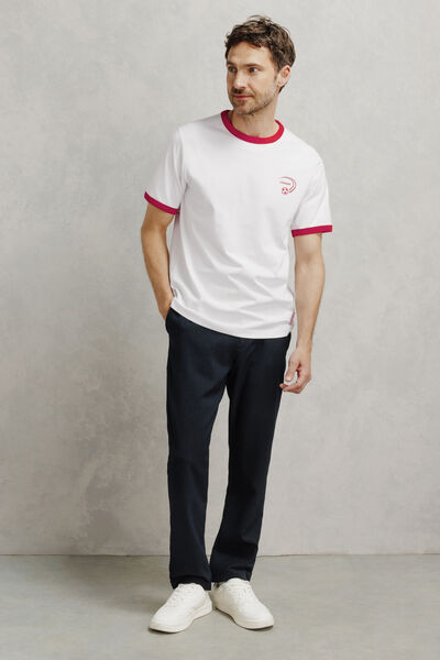 T-shirt met frontprint met L&iquest;&Eacute;quipe licentie