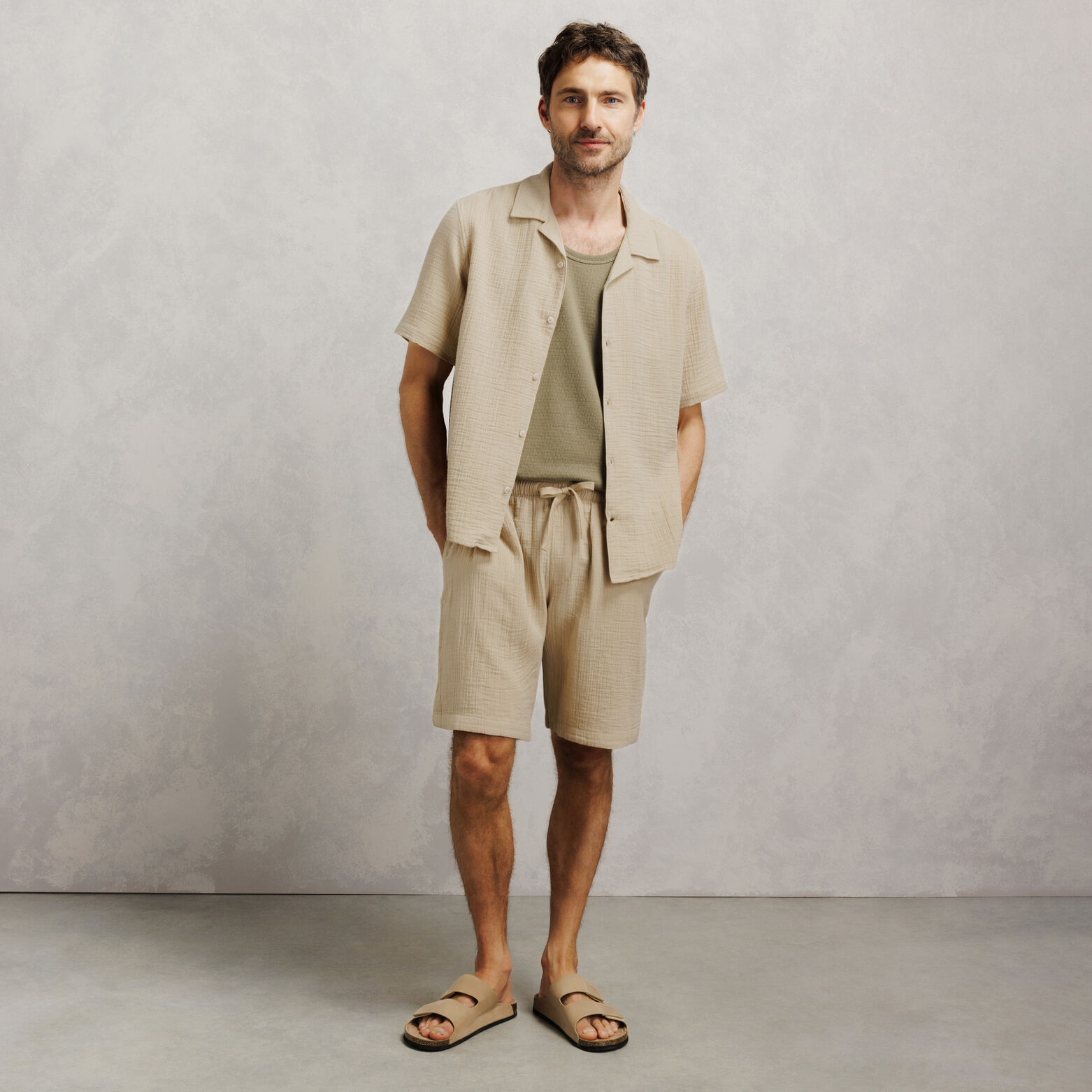 Short en gaze de coton