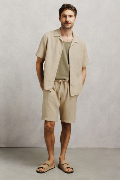 Short en gaze de coton