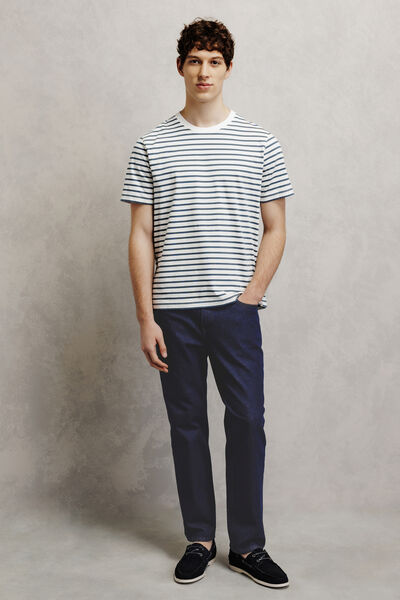 Jean tapered rigide brut Made In France