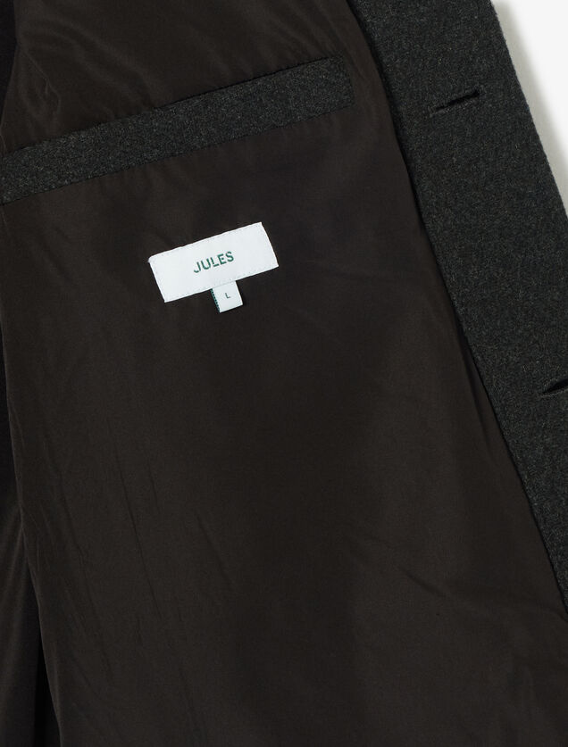 Vest met hemdskraag en knopen