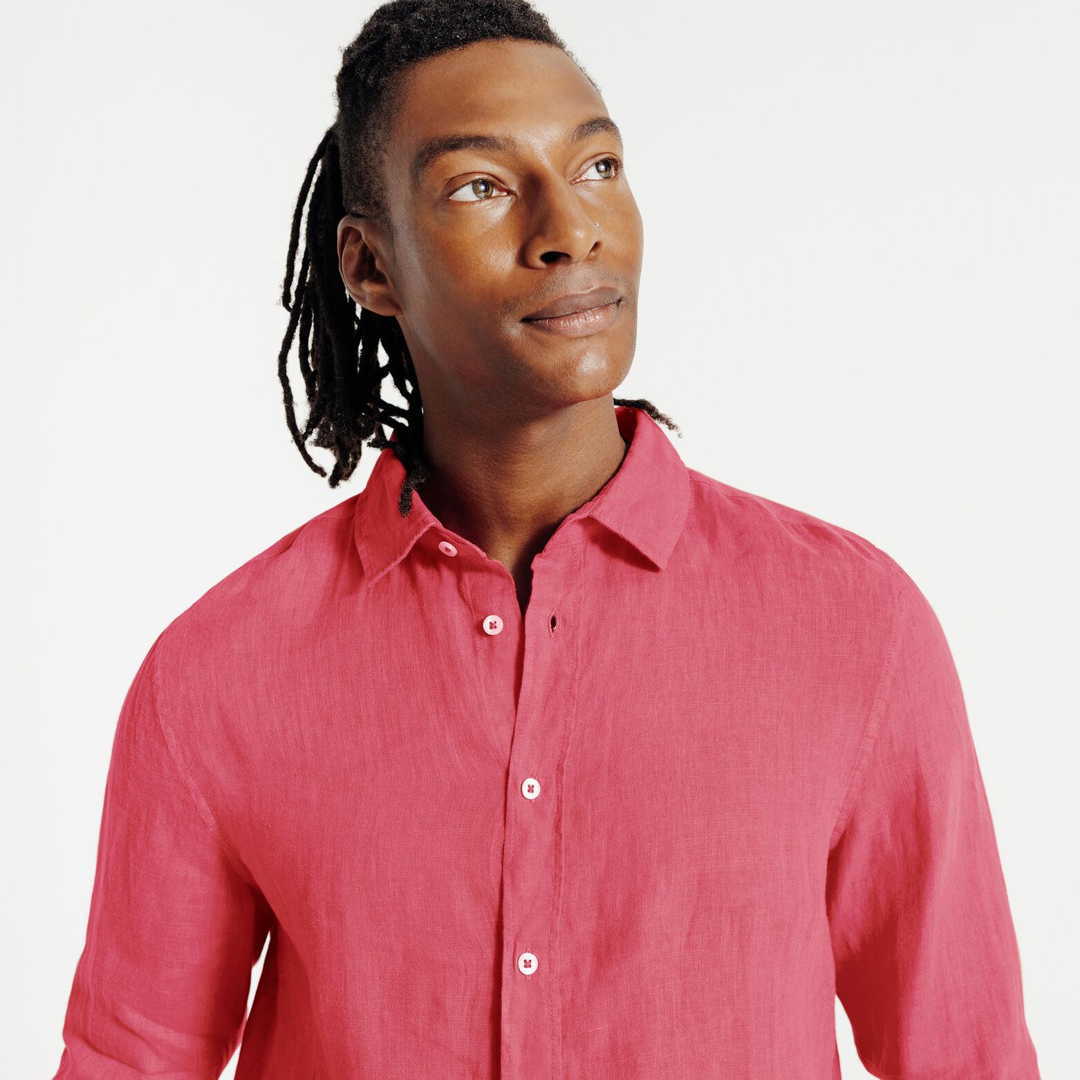 Regular fit hemd in linnen