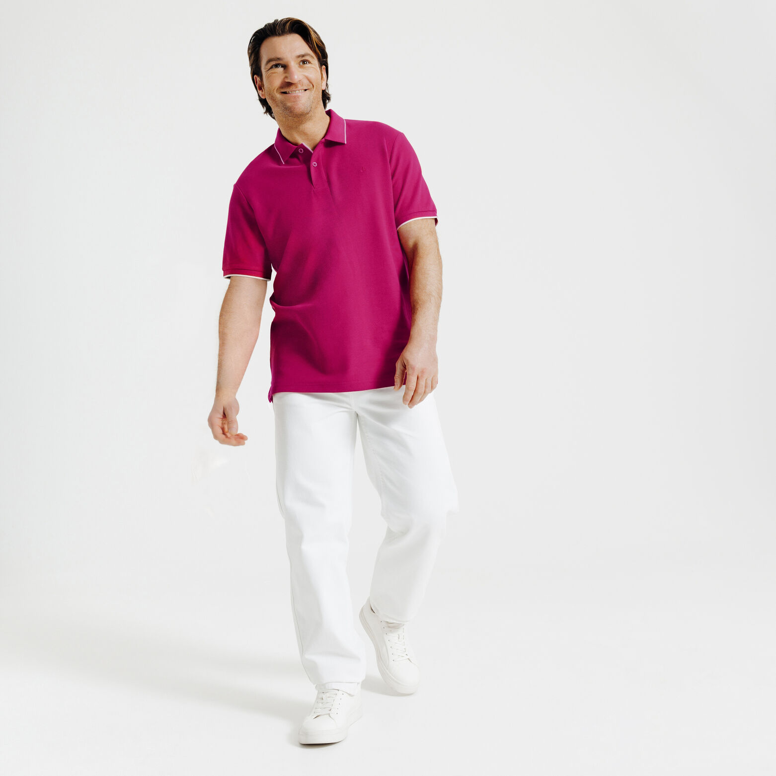 Polo manches courtes uni "le parfait by JULES"