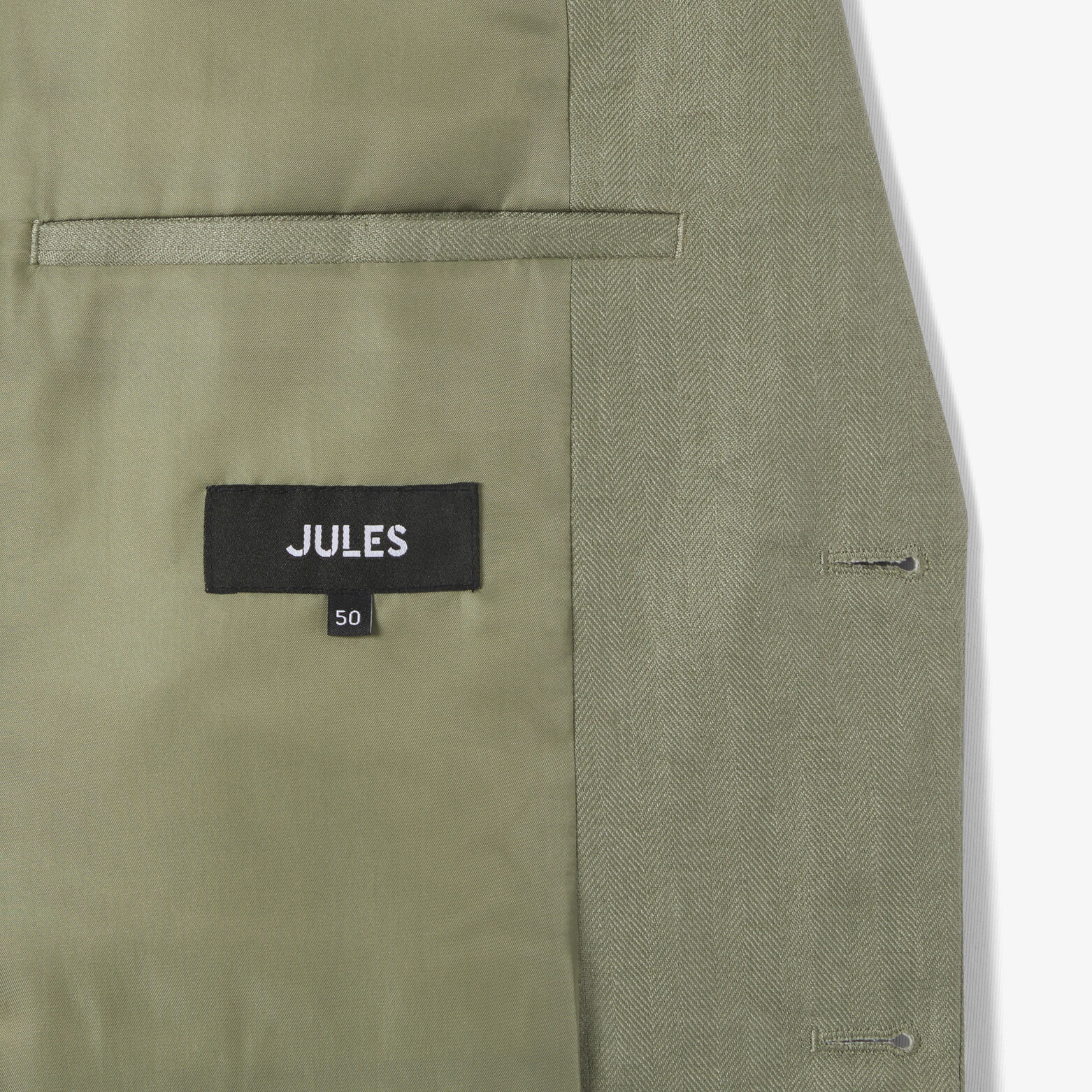 Veste de Costume Vert Kaki