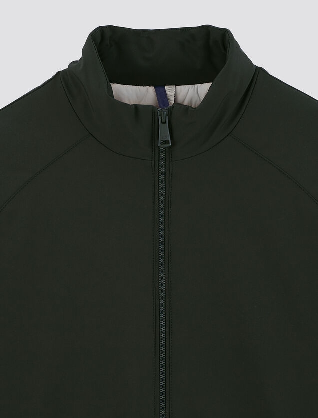 Blouson zipp&eacute; col montant