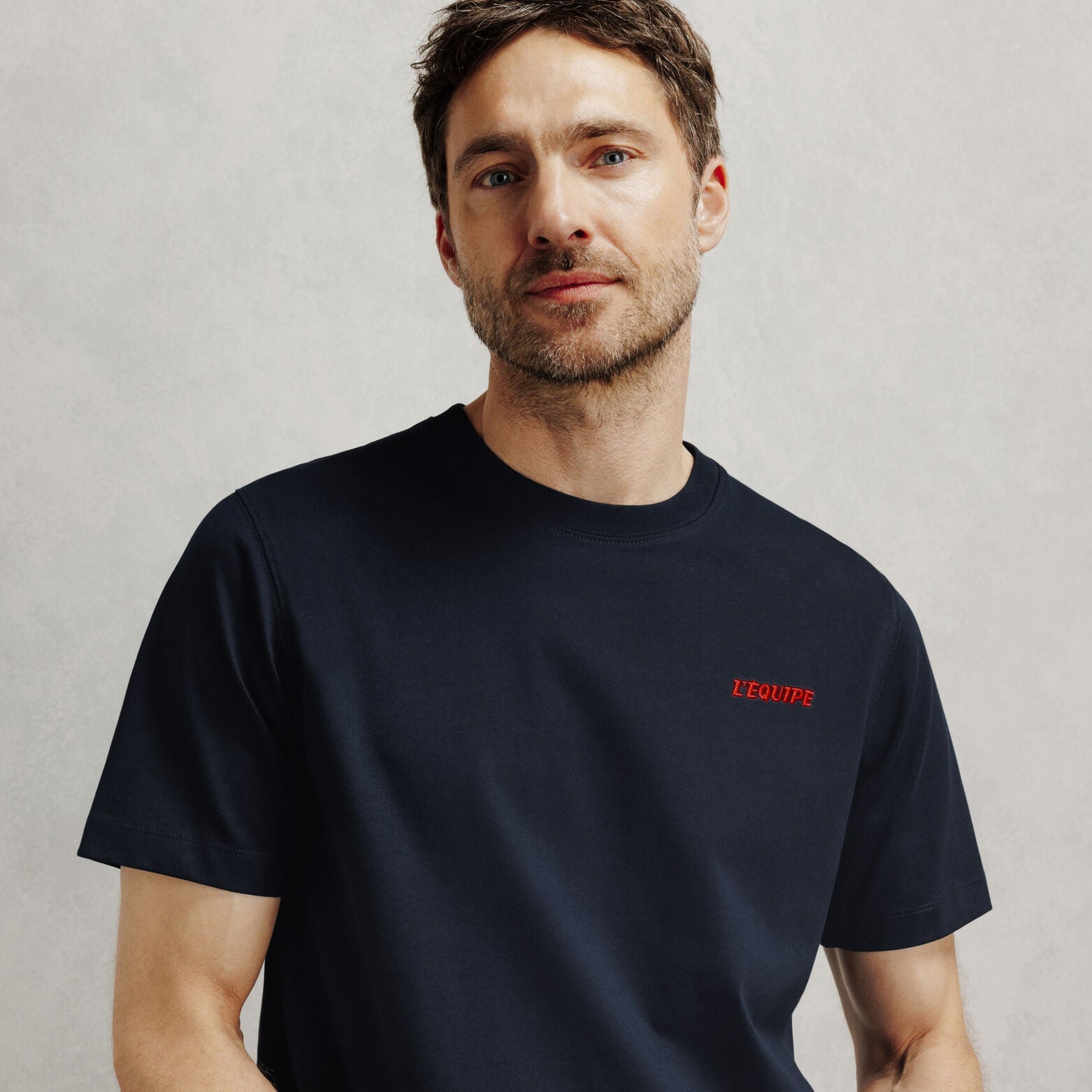 Tee shirt imprim&eacute; dos licence L'&Eacute;quipe