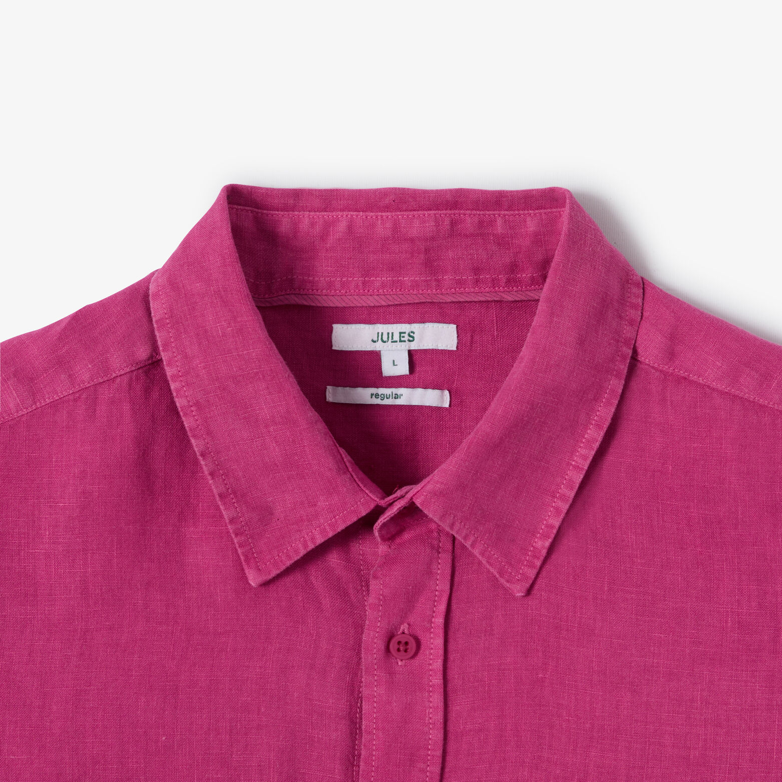 Chemise 100% lin regular unie