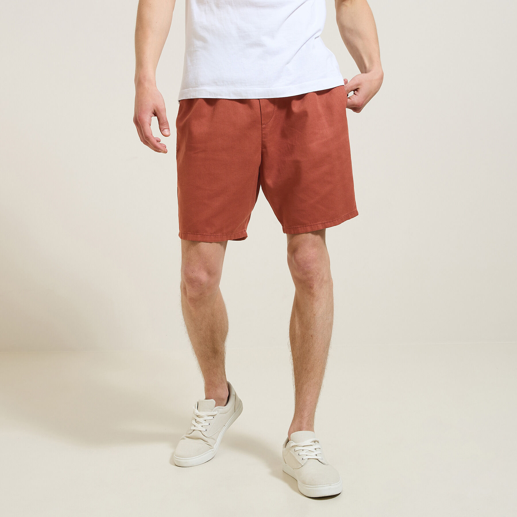 Bermuda Orange homme Jules