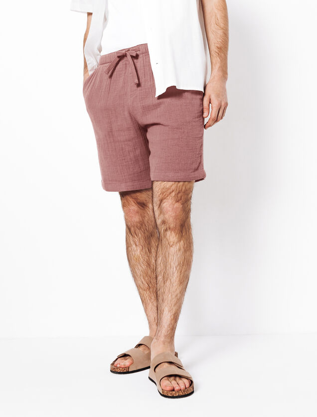 Short en gaze de coton