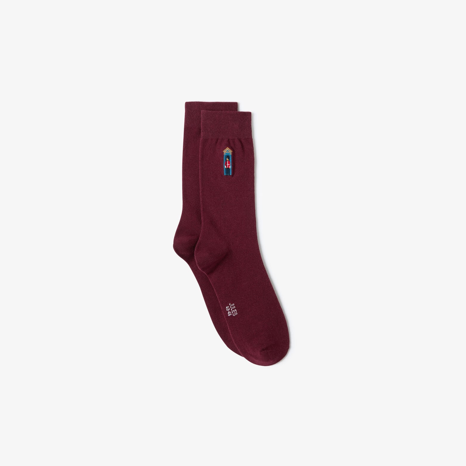 Chaussettes hautes brod&eacute;es