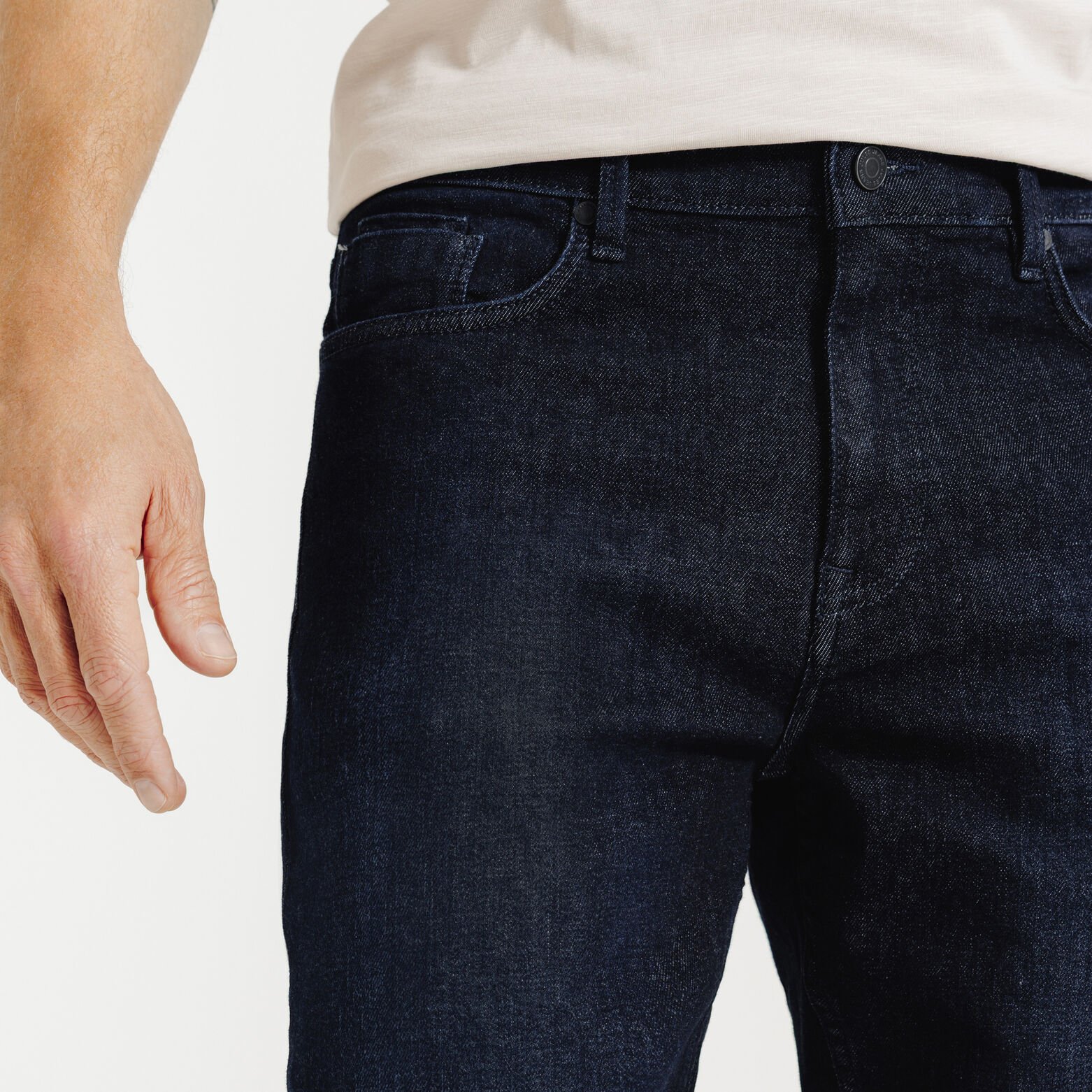 Pantalon Denim Bleu moyen