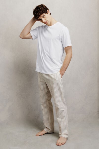 Gestreepte pyjamaset