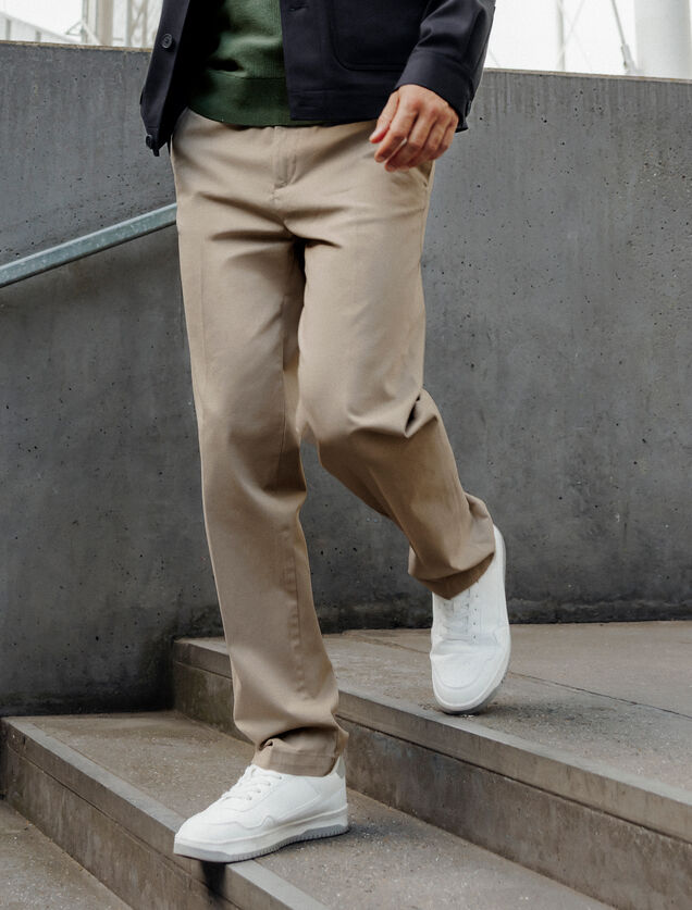 Loose fit chinobroek