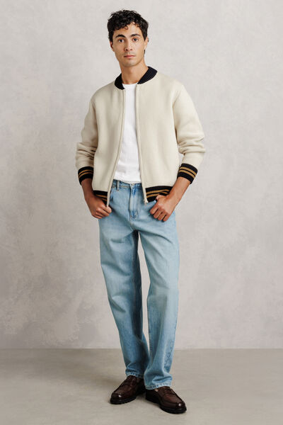 Gilet bomber zipp&eacute;