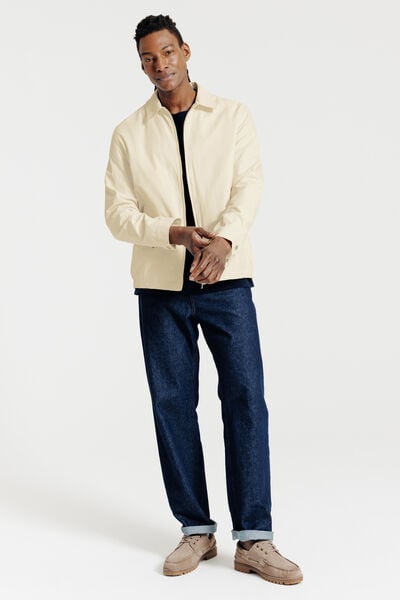 Jack met hemdskraag en rits