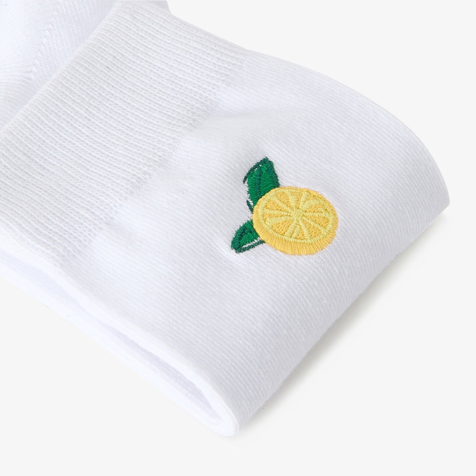 Chaussettes hautes brod&eacute;es