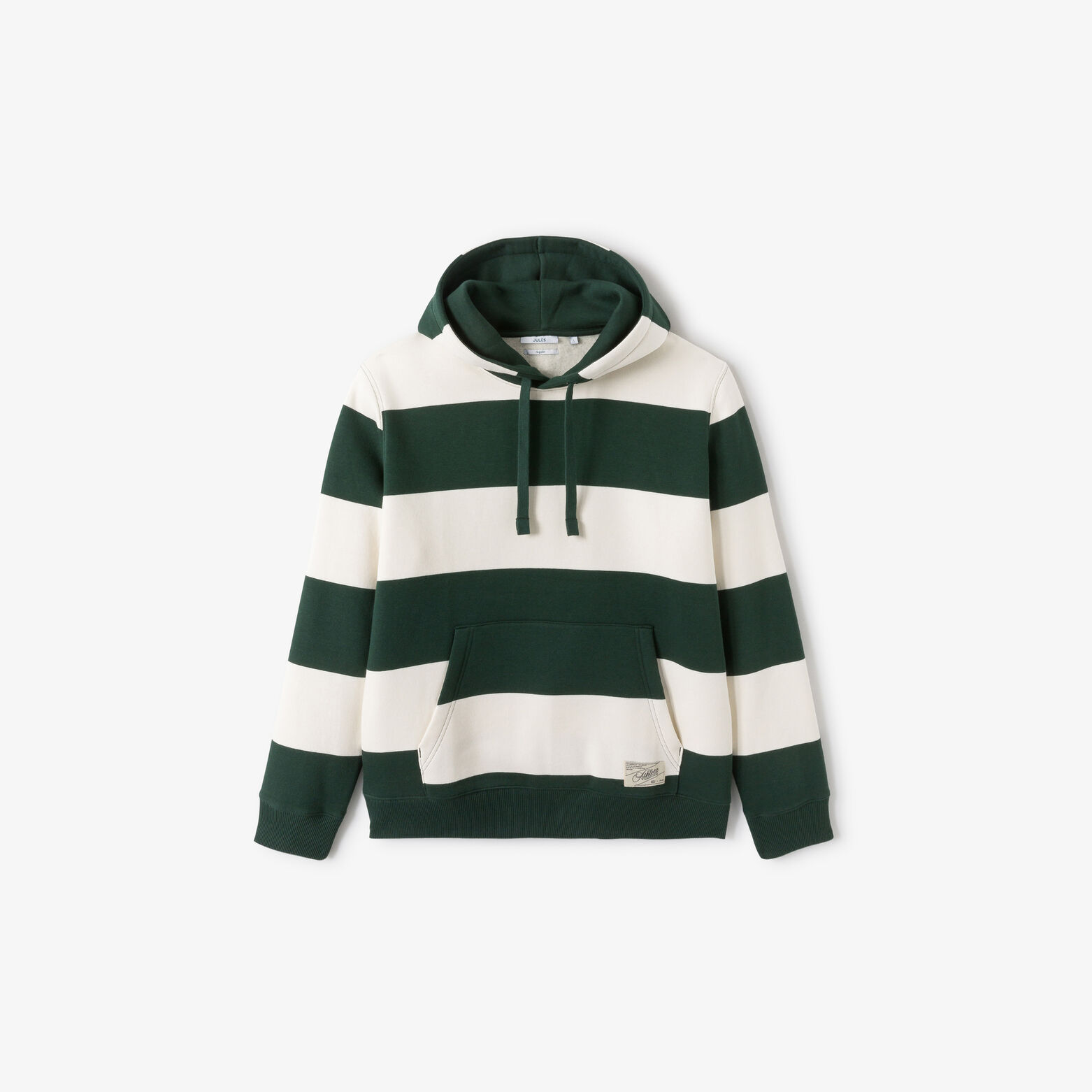 Gestreepte sweater met kap