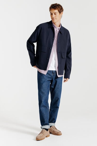 Chemise oxford ray&eacute;e "le parfait by JULES"