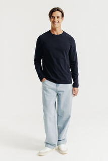 Tee shirt manches longues mati&egrave;re douce