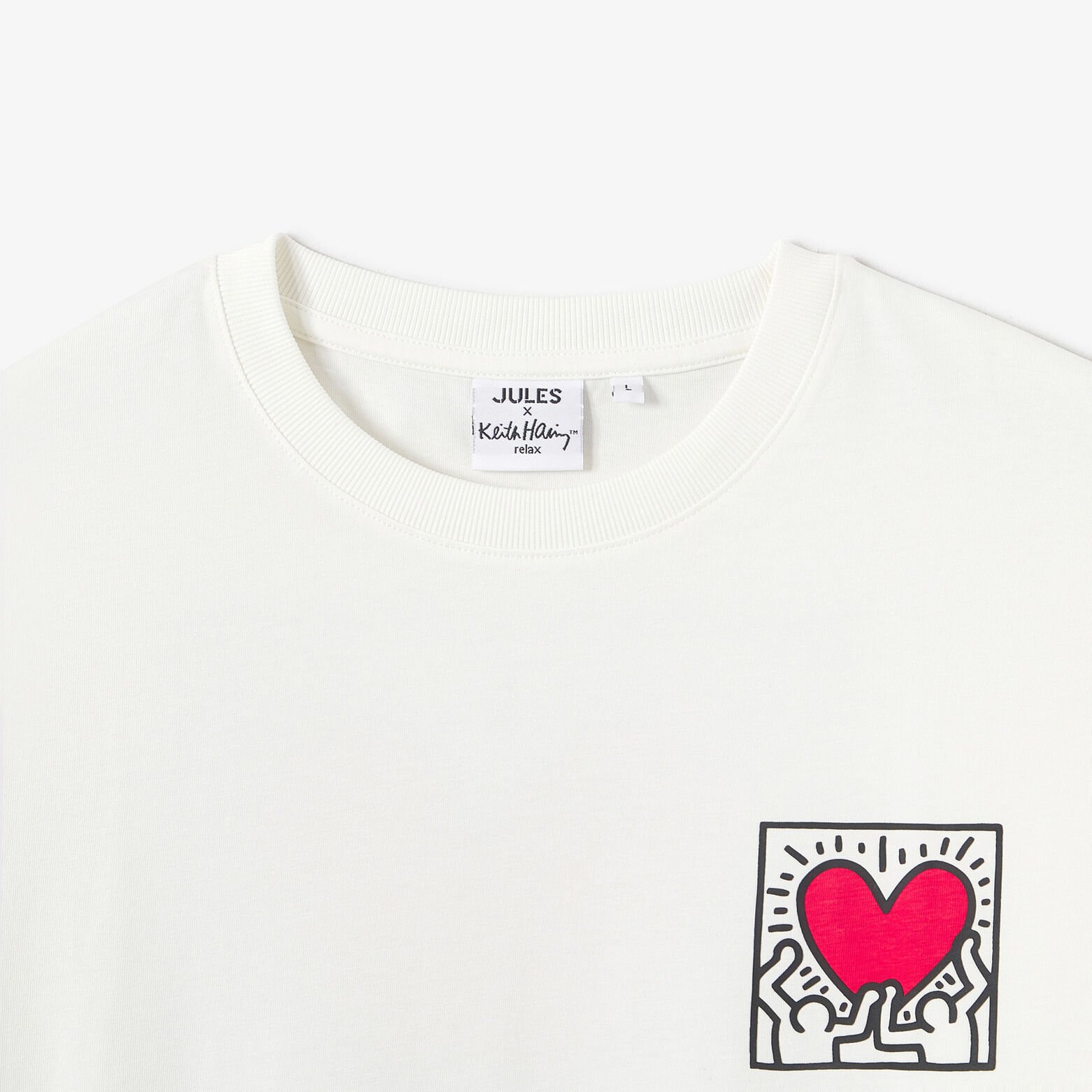 Tee shirt imprim&eacute; devant dos licence Keith Haring